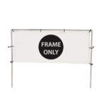 12’W x 5’H In-Ground Single Banner Hardware Only