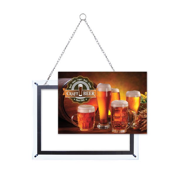 14 x 20 Crystal Edge Light Box Replacement Graphic