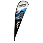 15′ Tear Drop Sail Sign Single-Sided Replacement Graphic
