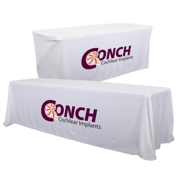 24 Hour Quick Ship 8′ Convertible Table Throw (Full-Color Thermal Imprint)