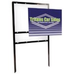 24 x 18 Angle Iron Frame Double-Sided Replacement Graphic