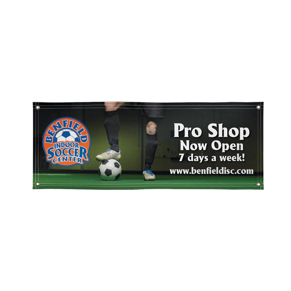 3′ X 8′ Dye-Sub Super Poly Knit Single-Sided Banner