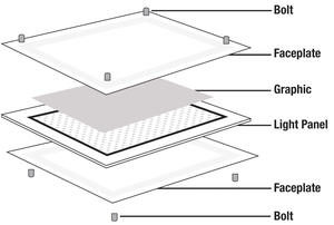 3.25 x 31 Crystal Edge Display Box Kit