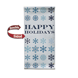 30 x 60 18 oz Opaque Material Rectangular Boulevard Double-Sided Banner