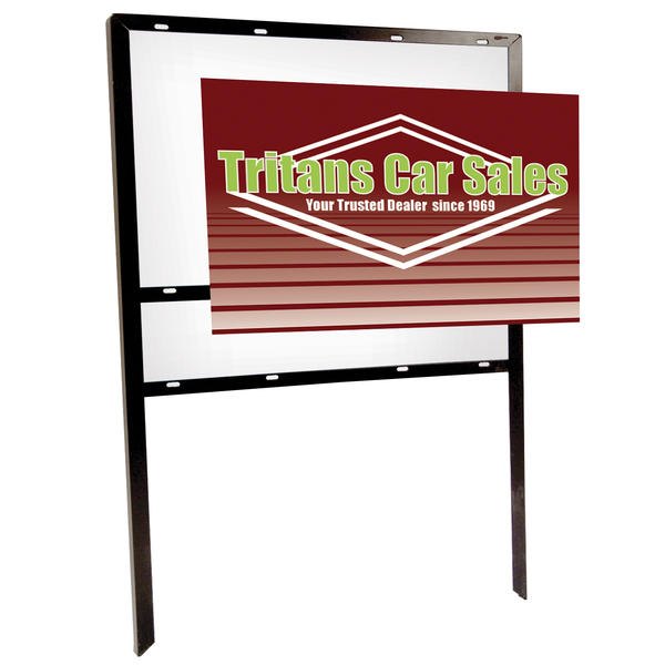 36 x 24 Angle Iron Frame Double-Sided Replacement Graphic