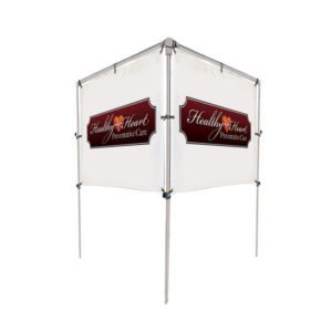 6’W x 5’H In-Ground V-Shape Banner Frame Kit