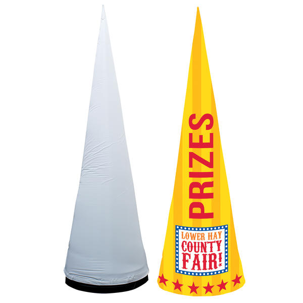 8′ Cyclone Inflatable Cone Replacement Graphic
