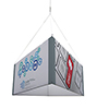 8′ Triangle EuroFit Fabric Hanging Banner Kit