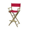 Director Chair Bar Height (Unimprinted)red