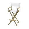 Director Chair Bar Height (Unimprinted)white