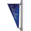 30″ x 60″ 18 oz Opaque Vinyl Triangular Boulevard Double-Sided Banner