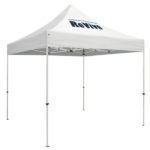 Standard 10 x 10 Event Tent Kit (Full-Color Thermal Imprint, 1 Location)Soft Case with Wheels and Stake Kit is included