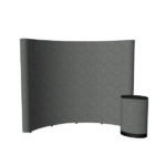 10′ Echo Pop-Up Display Fabric Kitcharcoal