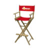 Director Chair Bar Height (Full-Color Thermal Imprint)red