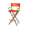 Director Chair Bar Height (Full-Color Thermal Imprint)orange