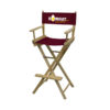 Director Chair Bar Height (Full-Color Thermal Imprint)burgandy