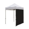 6 Foot Wide Tent Middle Zipper Wall with Zipper Ends – White or Black Only (Unimprinted)black