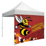 10 Foot Wide Tent Full Wall Only with Zipper Ends (Full-Color Full Bleed Dye-Sublimation)