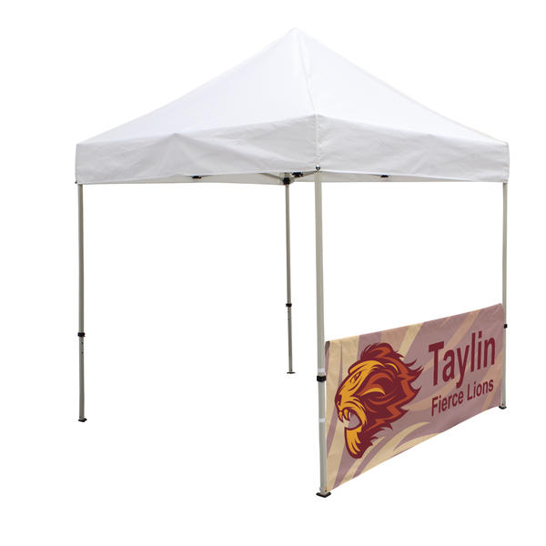 8 Foot Wide Tent Half Wall Only (Full-Color Full Bleed Dye-Sublima