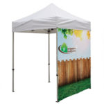6 Foot Wide Tent Middle Zipper Wall Only with Zipper Ends (Full-Color Full Bleed Dye-Sublimation)
