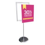 1 Pedestal Sign Display Double-Sided Replacement Graphic