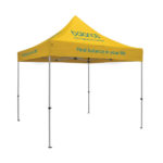 Premium 10′ X 10′ Event Tent Kit yellow