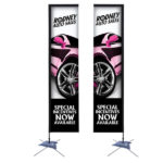 14.5′ Rectangle Sail Sign Kit Double-Sided with Scissor Base