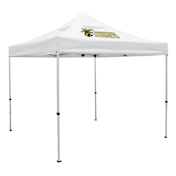 Deluxe 10′ X 10′ Event Tent Kit with Vented Canopy (Full-Color Thermal Imprint, 1 Location)
