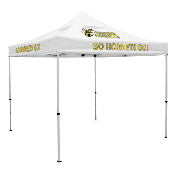 Deluxe 10′ X 10′ Event Tent Kit with Vented Canopy (Full-Color Thermal Imprint, 3 Locations)