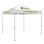 Deluxe 10′ X 10′ Event Tent Kit with Vented Canopy (Full-Color Thermal Imprint, 4 Locations)