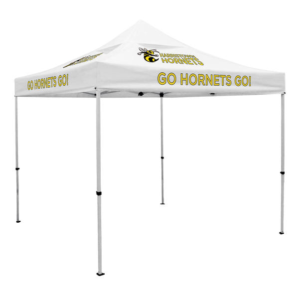 Deluxe 10′ X 10′ Event Tent Kit with Vented Canopy (Full-Color Thermal Imprint, 4 Locations)