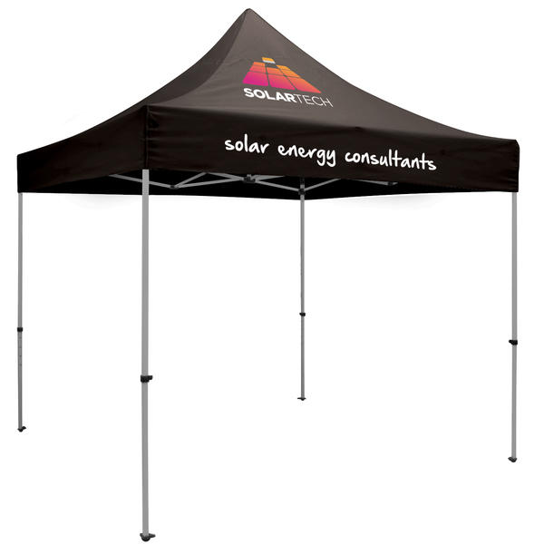 Premium 10′ X 10′ Event Tent Kit (Full-Color Thermal Imprint, 2 Locations)