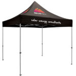 Premium 10′ X 10′ Event Tent Kit (Full-Color Thermal Imprint, 3 Locations)