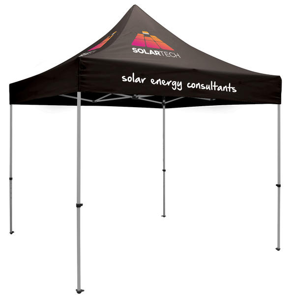 Premium 10′ X 10′ Event Tent Kit (Full-Color Thermal Imprint, 3 Locations)