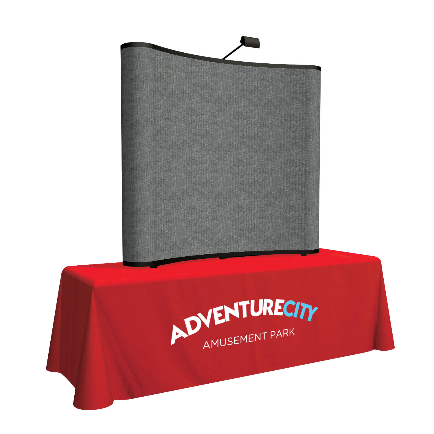 6' Show 'N Rise Curved Table Top Kit (Fabric) | Exhibits ETC Exhibits ETC