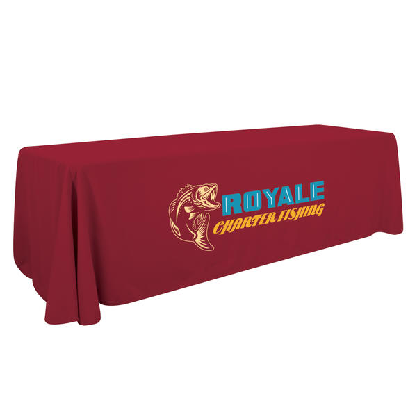 8′ ECONOMY TABLE THROW (1-COLOR IMPRINT)