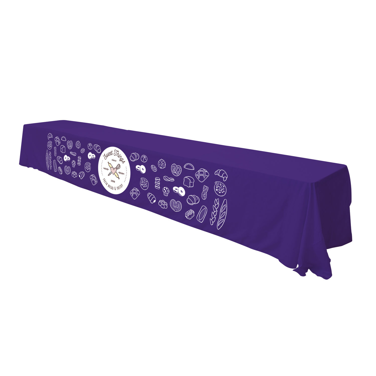 16' Economy Table Throw (Full-Color Front Only)