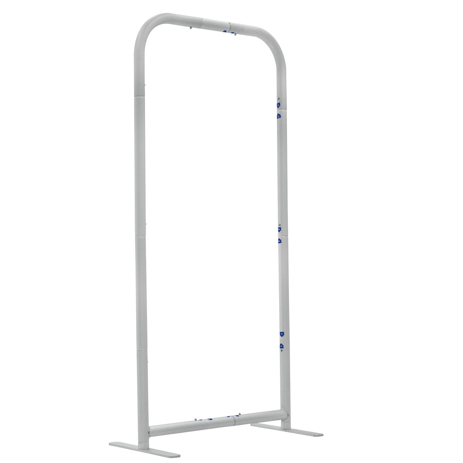 2' EuroFit Tabletop Straight Wall Hardware