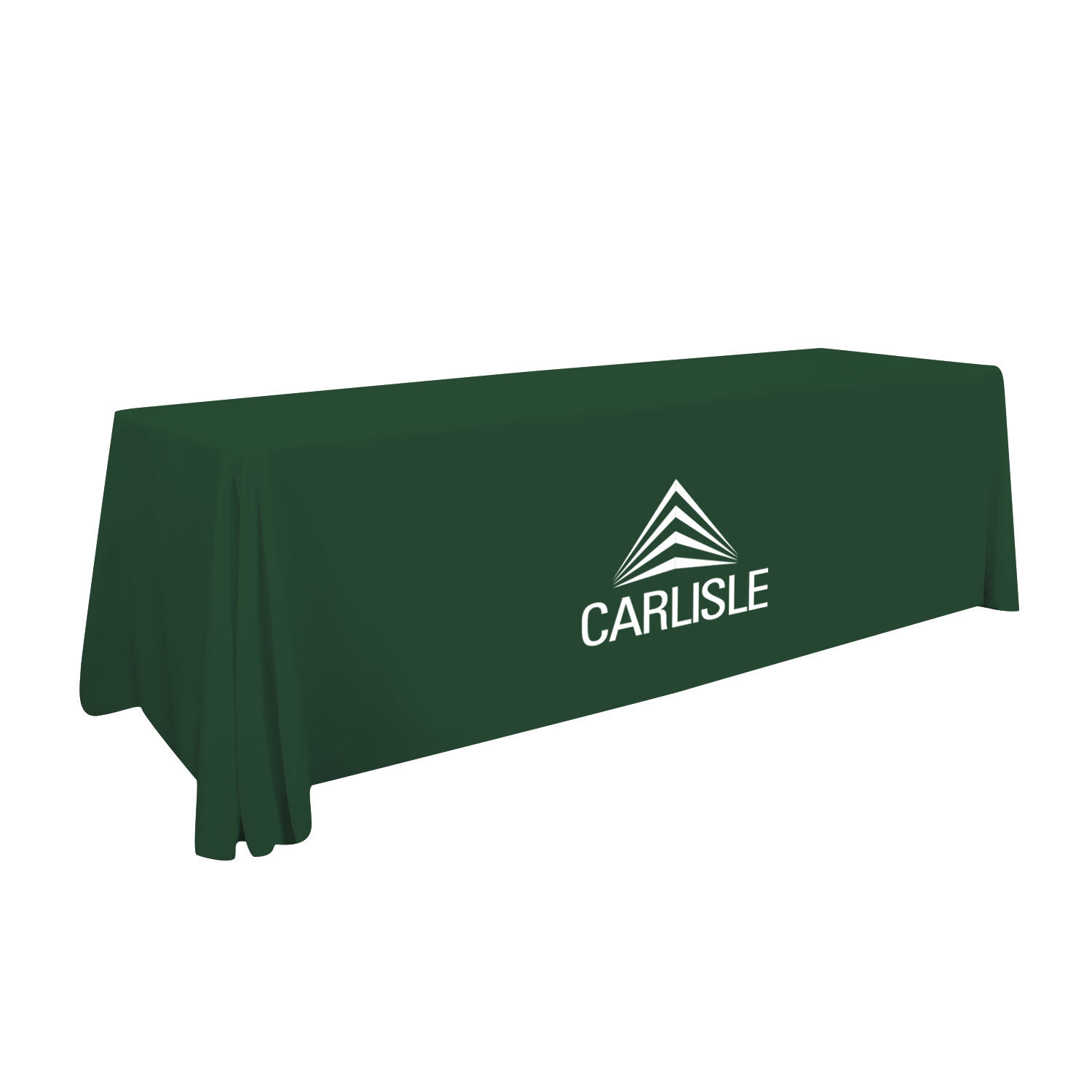8' Value Lite Table Throw (White Imprint, One Location)
