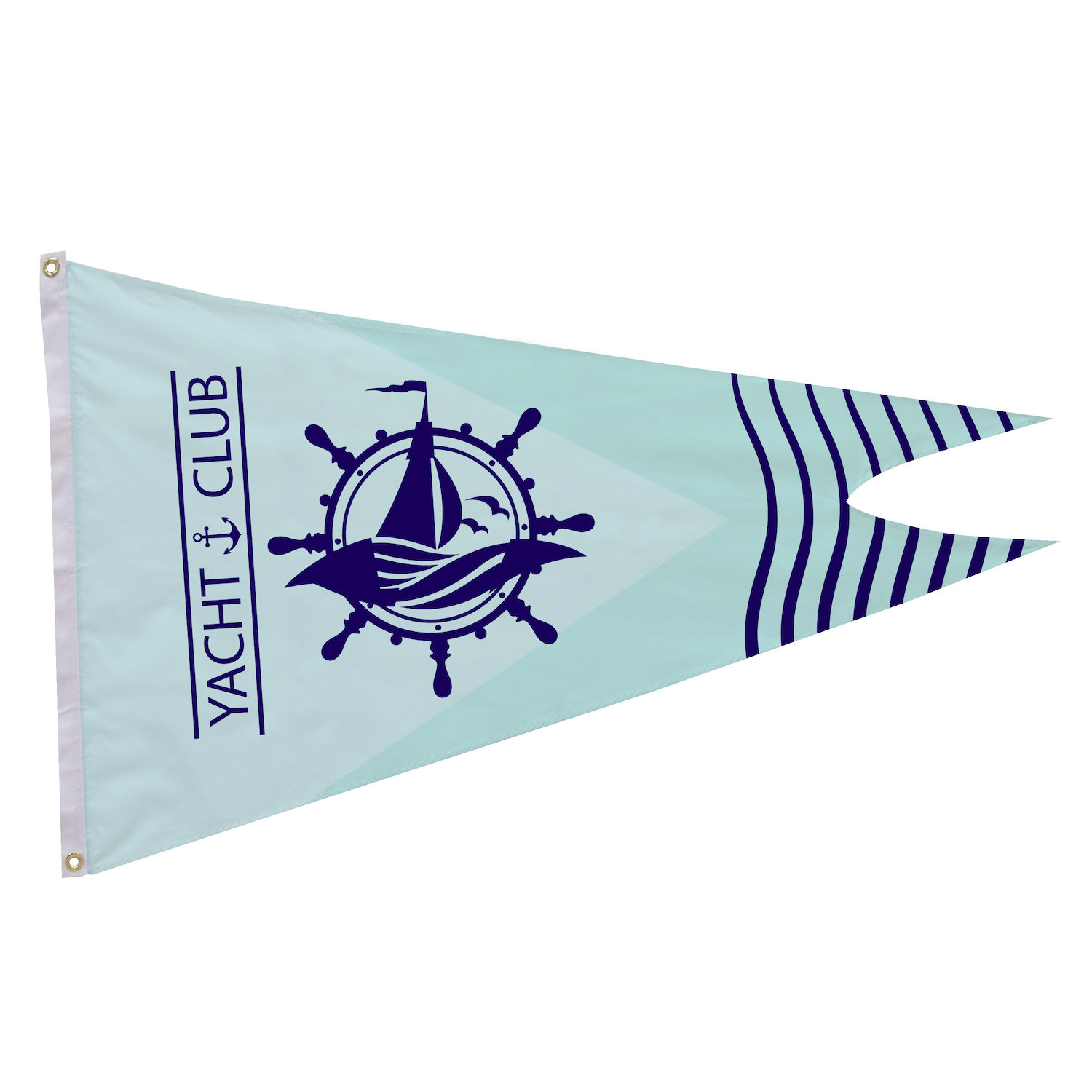 2.5′ x 4′ Nylon Burgee Flag Single-Sided | Exhibits ETC Exhibits ETC