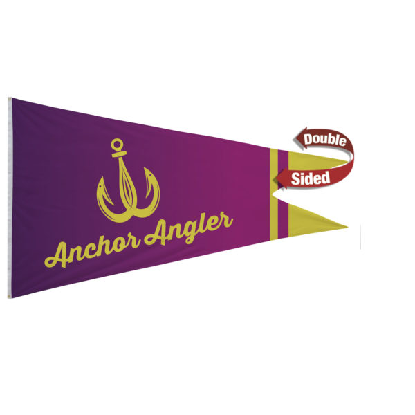 6' x 10' Nylon Burgee Flag Double-Sided