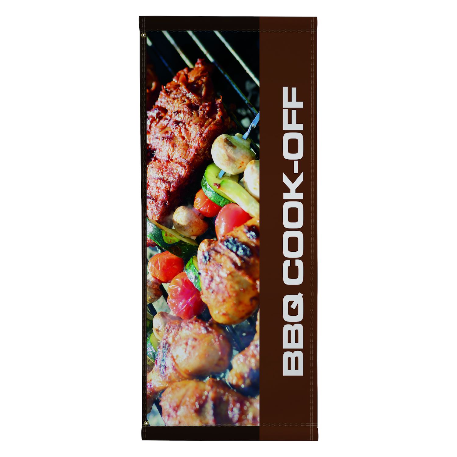 30" x 72" Nylon Boulevard Banner Single-Sided