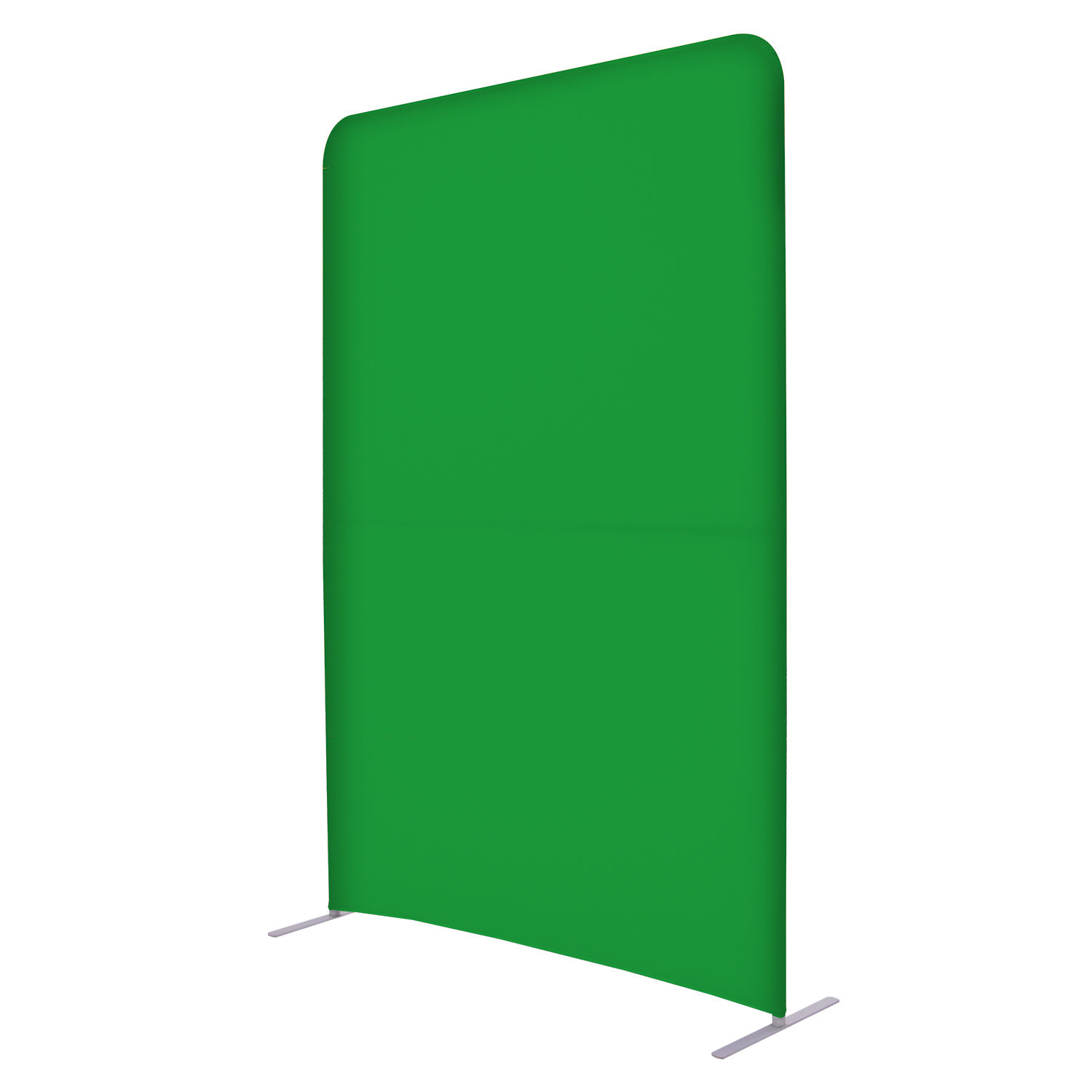 5'W x 90"H EuroFit Straight Wall Green Screen Kit