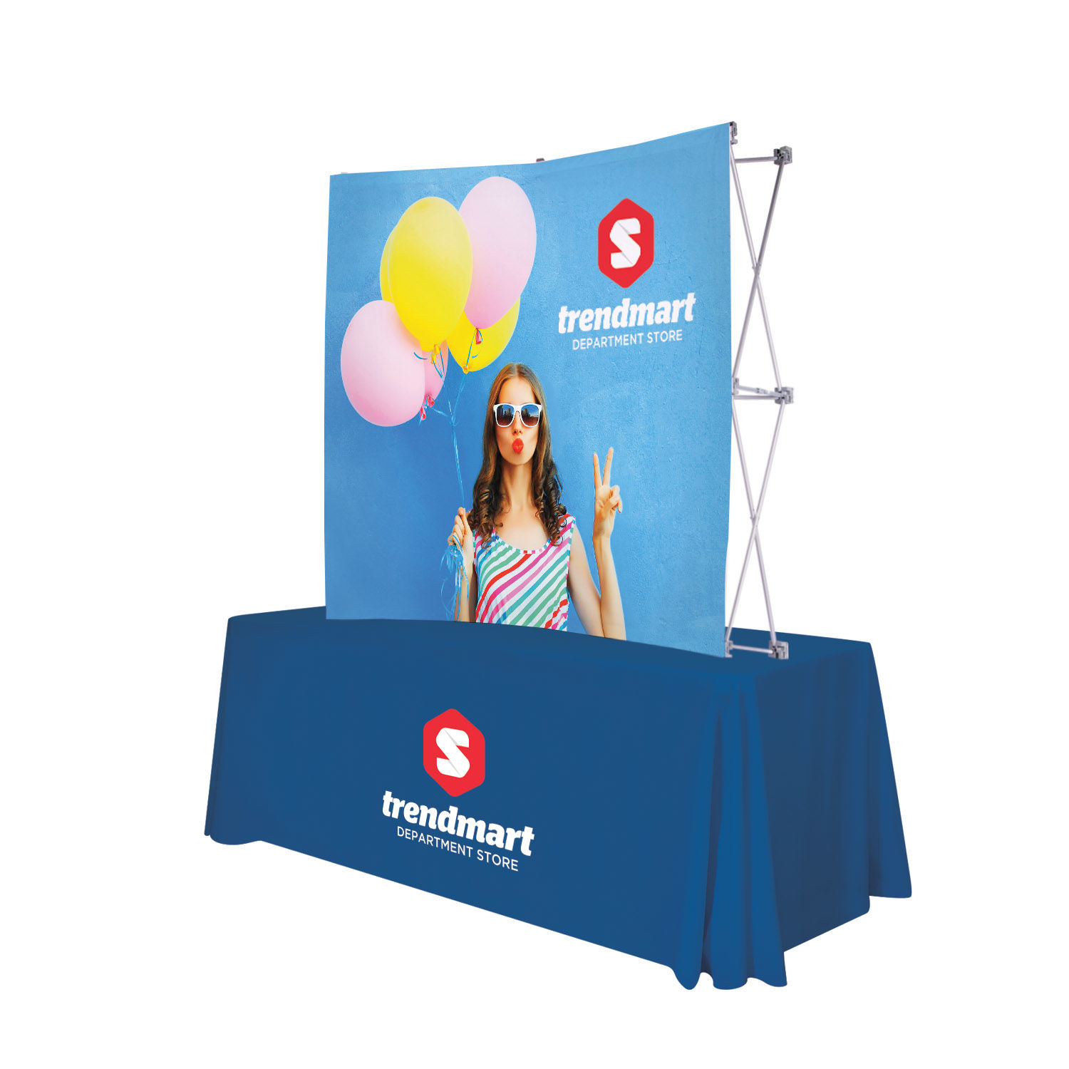 6' Curved Splash Tabletop Face Kit (Block-Out)