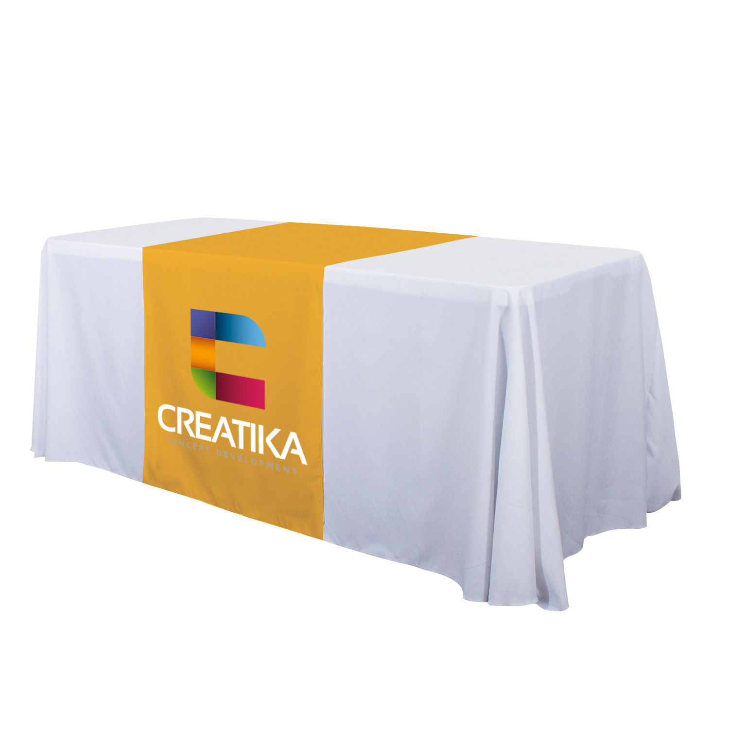 28"  LazerLine Table Runner Full-Color Front Only