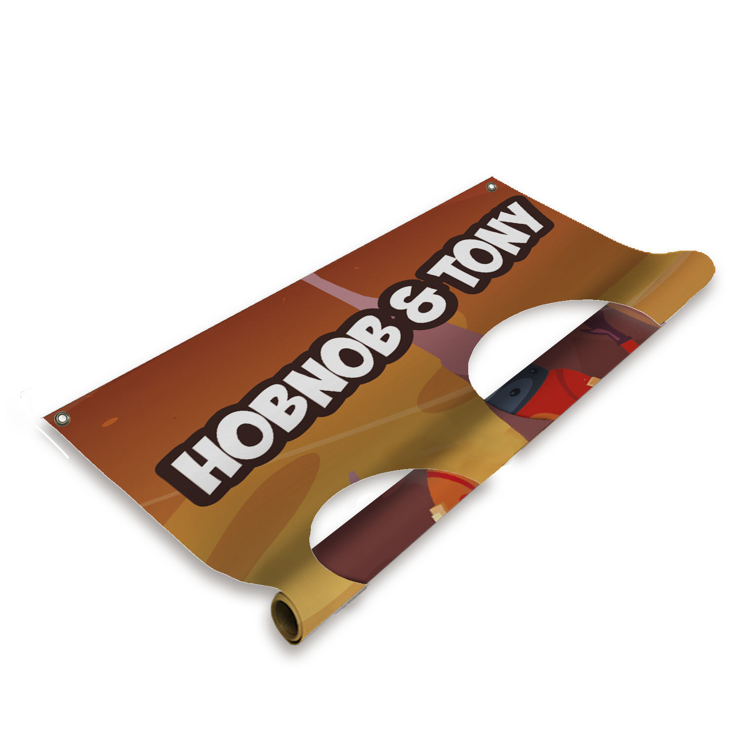 4.5' FrameWorx Double Face Cutout Replacement Banner