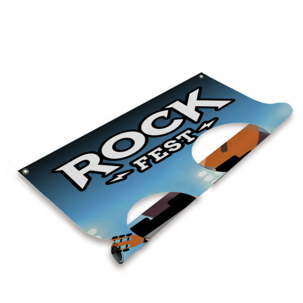 Performer Double Face Cutout Replacement Banner